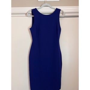 Lulu’s Royal Blue Bodycon Dress with Open Back